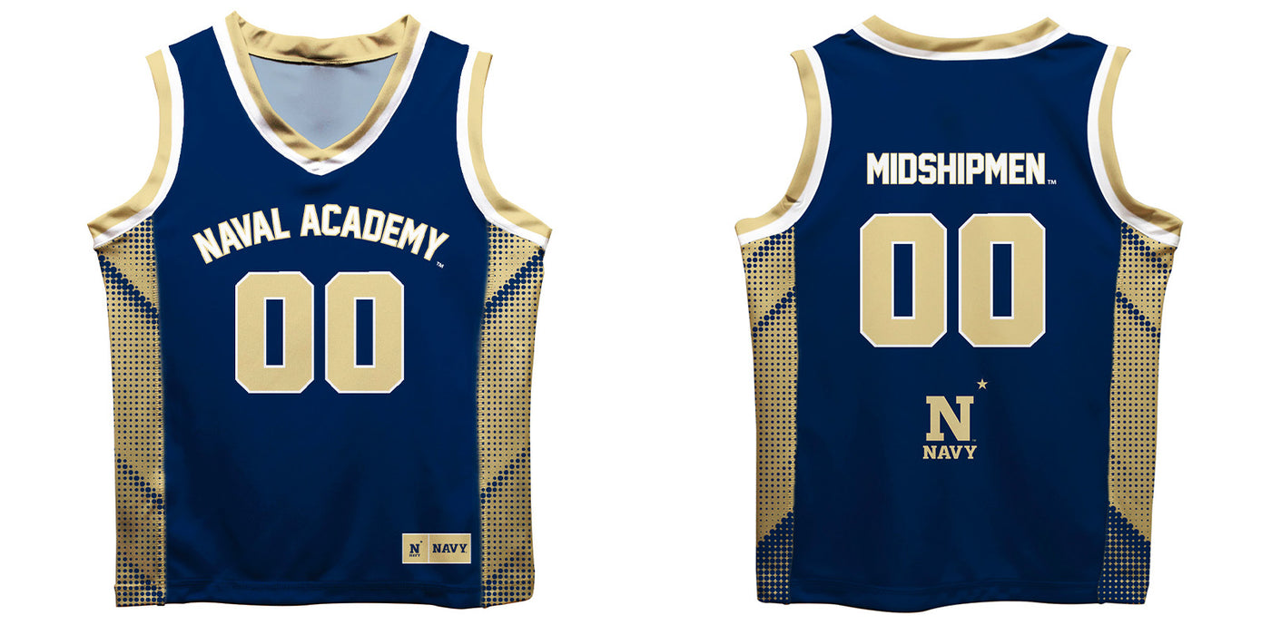 US Naval Academy Midshipmen Vive La Fete Game Day Navy Boys Fashion Basketball Top - Vive La Fête - Online Apparel Store