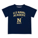 US Naval Academy Midshipmen Vive La Fete Boys Game Day V2 Navy Short Sleeve Tee Shirt