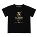US Naval Academy Midshipmen Vive La Fete Soccer V1 Black Short Sleeve Tee Shirt