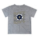 US Naval Academy Midshipmen Vive La Fete  Heather Gray Art V1 Short Sleeve Tee Shirt