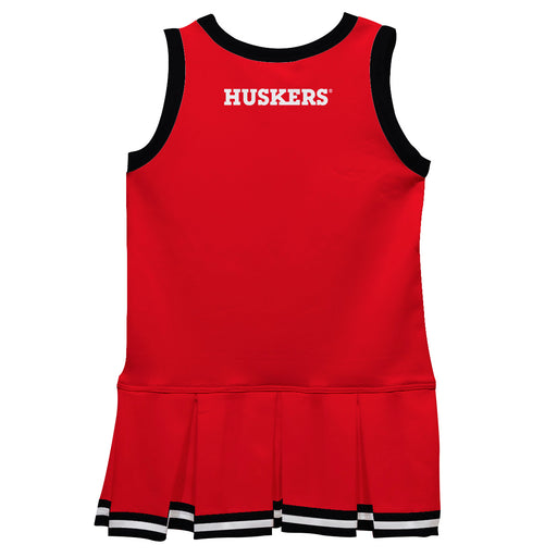 University of Nebraska Huskers Vive La Fete Game Day Red Sleeveless Youth Cheerleader Dress - Vive La Fête - Online Apparel Store
