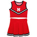 Nebraska Huskers Vive La Fete Game Day Red Sleeveless Cheerleader Set