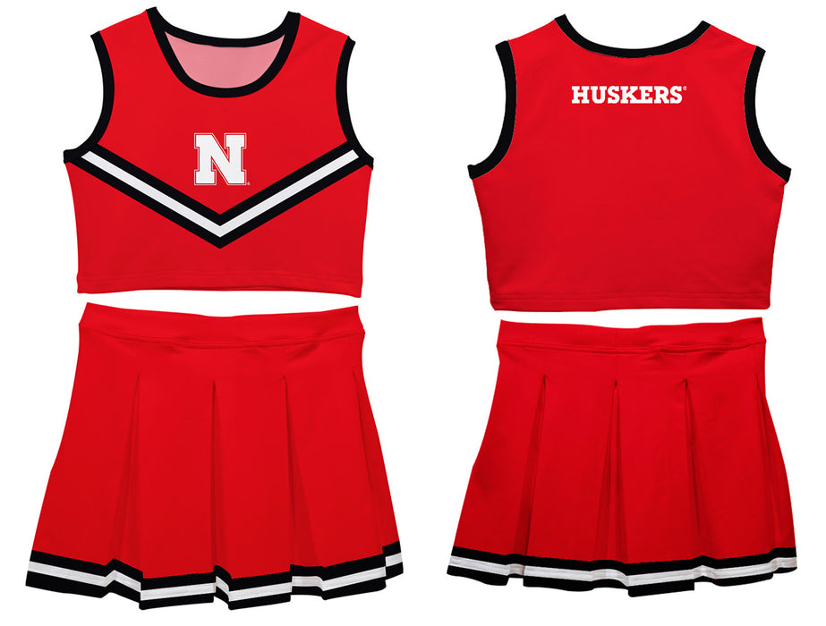 Nebraska Huskers Vive La Fete Game Day Red Sleeveless Cheerleader Set - Vive La Fête - Online Apparel Store
