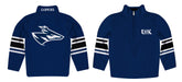 Nebraska-Kearney Lopers UNK Vive La Fete Game Day Blue Quarter Zip Pullover Stripes on Sleeves - Vive La Fête - Online Apparel Store