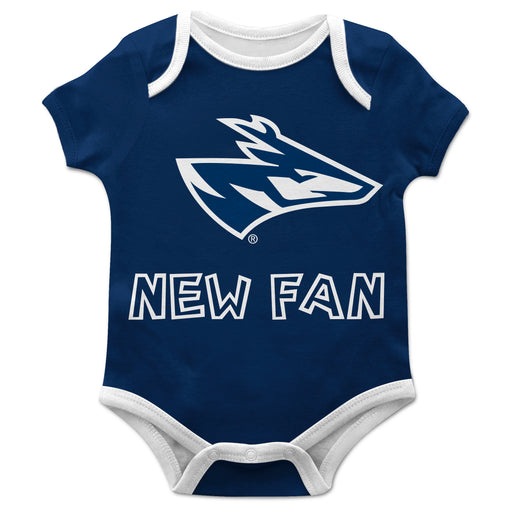 Nebraska-Kearney Lopers Vive La Fete Infant Blue Short Sleeve Onesie New Fan Logo and Mascot Bodysuit