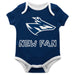 Nebraska-Kearney Lopers Vive La Fete Infant Blue Short Sleeve Onesie New Fan Logo and Mascot Bodysuit