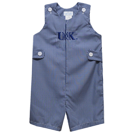 Nebraska-Kearney Lopers UNK Embroidered Navy Gingham Boys Jon Jon