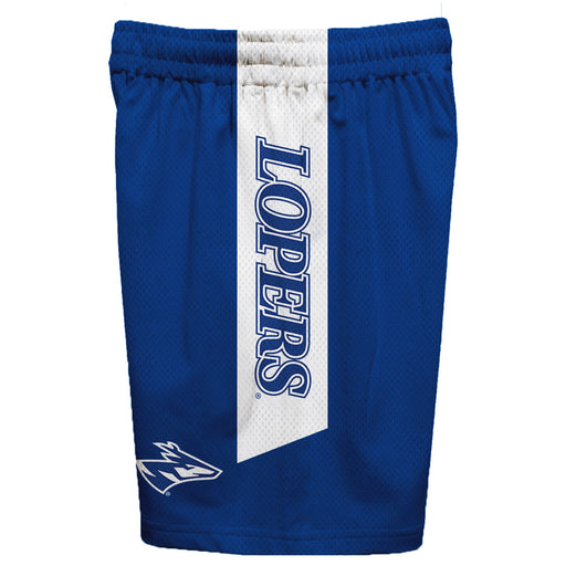 Nebraska-Kearney Lopers Vive La Fete Game Day Blue Stripes Boys Solid White Athletic Mesh Short - Vive La Fête - Online Apparel Store