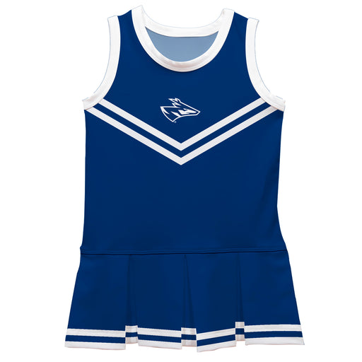 Nebraska-Kearney Lopers Vive La Fete Game Day Blue Sleeveless Cheerleader Dress