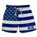 Nebraska-Kearney Lopers Vive La Fete Game Day Blue White Flag Swimtrunks V1