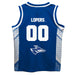 Nebraska-Kearney Lopers UNK Vive La Fete Game Day Blue Boys Fashion Basketball Top - Vive La Fête - Online Apparel Store