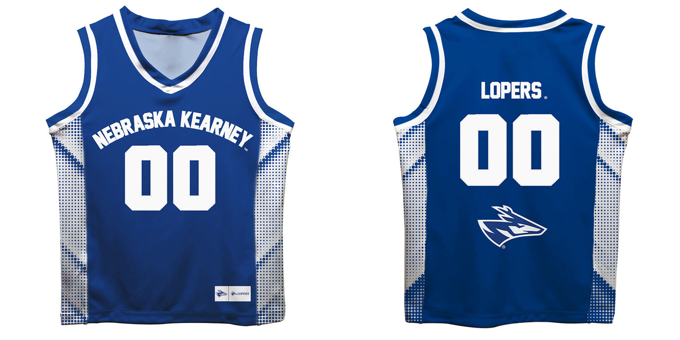 Nebraska-Kearney Lopers UNK Vive La Fete Game Day Blue Boys Fashion Basketball Top - Vive La Fête - Online Apparel Store