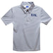 Nebraska-Kearney Lopers UNK Embroidered Gray Stripes Short Sleeve Polo Box Shirt