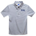 Nebraska-Kearney Lopers UNK Embroidered Gray Stripes Short Sleeve Polo Box Shirt