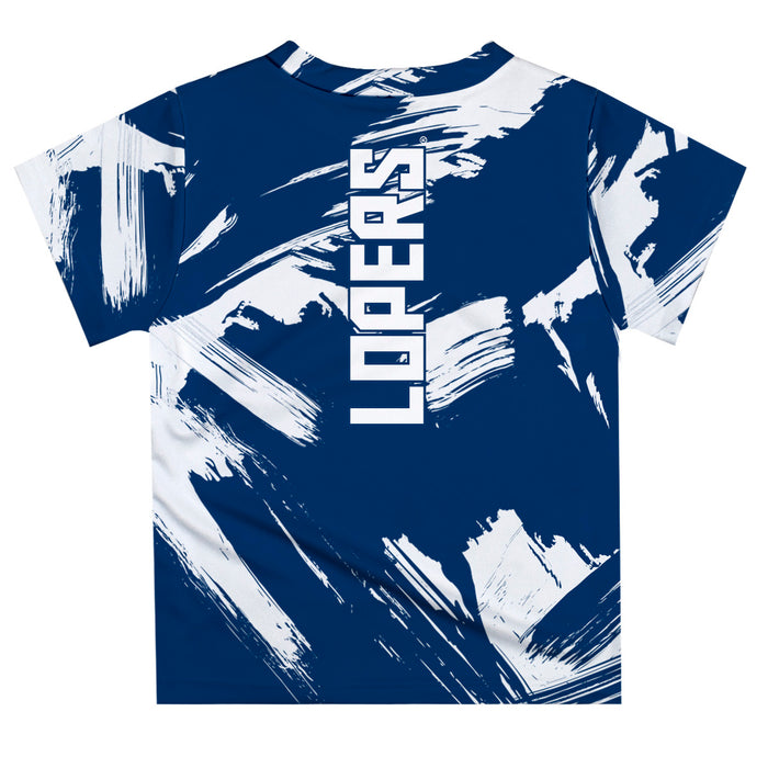 Nebraska-Kearney Lopers UNK Vive La Fete Boys Game Day Blue Short Sleeve Tee Paint Brush - Vive La Fête - Online Apparel Store