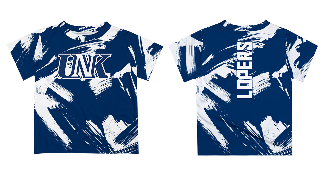 Nebraska-Kearney Lopers UNK Vive La Fete Boys Game Day Blue Short Sleeve Tee Paint Brush - Vive La Fête - Online Apparel Store