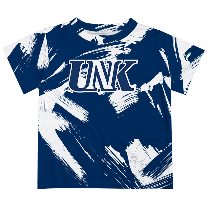 Nebraska-Kearney Lopers UNK Vive La Fete Boys Game Day Blue Short Sleeve Tee Paint Brush