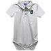 UNC University of North Carolina at Charlotte 49ers Embroidered White Solid Knit Polo Onesie
