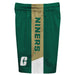 UNC Charlotte 49ers Vive La Fete Game Day Green Stripes Boys Solid Gold Athletic Mesh Short - Vive La Fête - Online Apparel Store