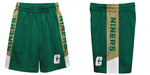 UNC Charlotte 49ers Vive La Fete Game Day Green Stripes Boys Solid Gold Athletic Mesh Short - Vive La Fête - Online Apparel Store