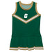 UNC Charlotte 49ers Vive La Fete Game Day Green Sleeveless Cheerleader Dress