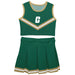 UNC Charlotte 49ers Vive La Fete Game Day Green Sleeveless Cheerleader Set