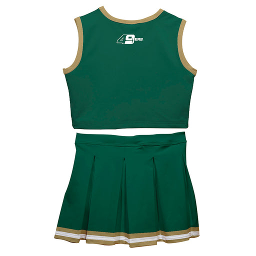 UNC Charlotte 49ers Vive La Fete Game Day Green Sleeveless Cheerleader Set - Vive La Fête - Online Apparel Store
