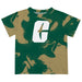 UNC University of North Carolina at Charlotte 49ers  Vive La Fete Marble Boys Game Day Green Short Sleeve Tee