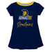 UNCG Spartans Vive La Fete Girls Game Day Short Sleeve Navy Top with School Logo and Name - Vive La Fête - Online Apparel Store