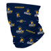 UNCG Spartans Vive La Fete All Over Logo Game Day  Collegiate Face Cover Soft 4-Way Stretch Neck Gaiter - Vive La Fête - Online Apparel Store
