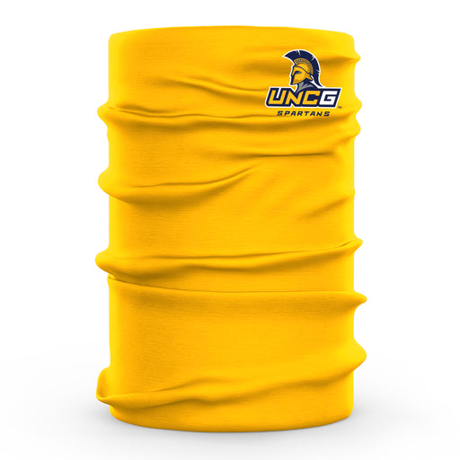 UNCG Spartans Vive La Fete Gold Game Day Collegiate Logo Face Cover Soft  Four Way Stretch Neck Gaiter - Vive La Fête - Online Apparel Store