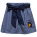 UNC Greensboro Spartans UNCG Embroidered Navy Gingham Skirt With Sash