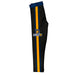 UNC Greensboro Spartans UNCG Vive La Fete Girls Game Day Black with Blue Stripes Leggings Tights