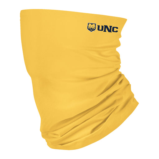 University of Northern Colorado Bears UNC Vive La Fete Gold Collegiate Logo Face Cover Soft 4 Way Stretch Neck Gaiter - Vive La Fête - Online Apparel Store