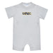 University of Northern Colorado Bears UNC Embroidered White Knit Short Sleeve Boys Romper