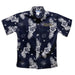 University of Northern Colorado Bears UNC Navy Hawaiian Short Sleeve Button Down Shirt