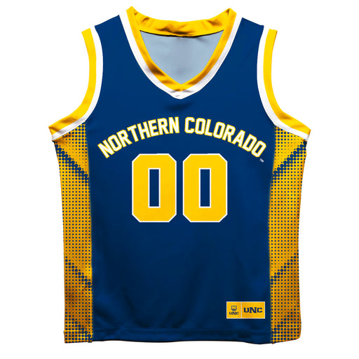 University of Northern Colorado Bears UNC Vive La Fete Game Day Blue Boys Fashion Basketball Top