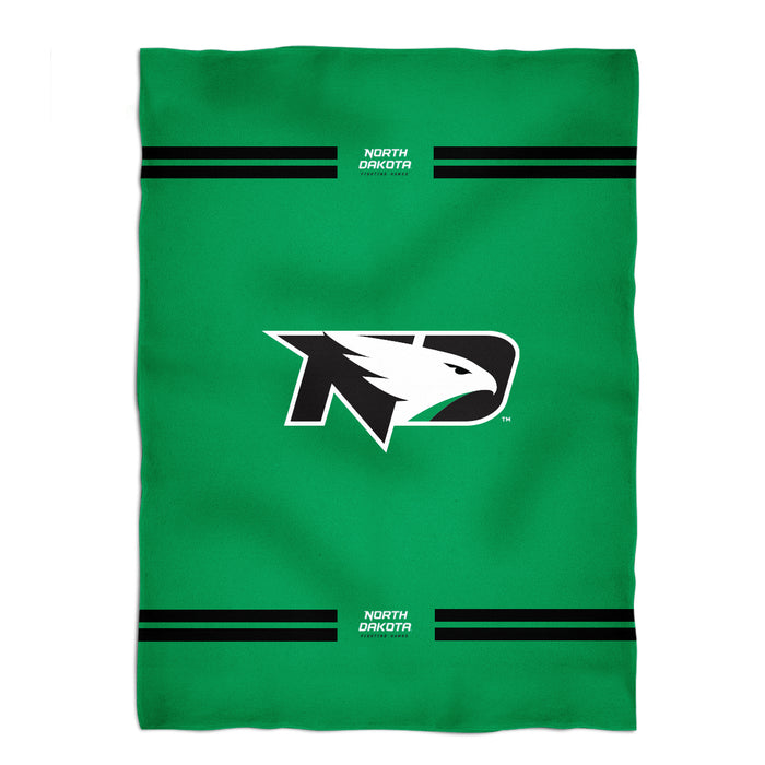 North Dakota Fighting Hawks Green Fleece Throw Blanket - Vive La Fête - Online Apparel Store