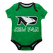 North Dakota Fighting Hawks Green Boys Onesie Short Sleeve - Vive La Fête - Online Apparel Store