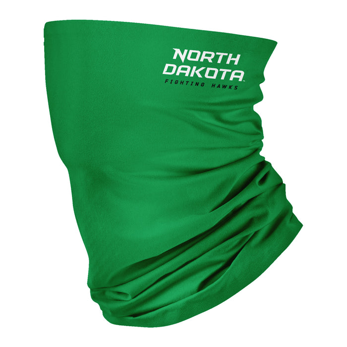 North Dakota Fighting Hawks Neck Gaiter Solid Green - Vive La Fête - Online Apparel Store