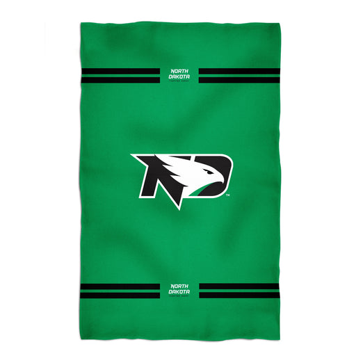 North Dakota Fighting Hawks Vive La Fete Game Day Absorvent Premium Green Beach Bath Towel 51 x 32" Logo and Stripes" - Vive La Fête - Online Apparel Store