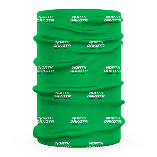 UND Fighting Hawks Vive La Fete All Over Logo Game Day Collegiate Face Cover Soft 4-Way Stretch Two Ply Neck Gaiter - Vive La Fête - Online Apparel Store