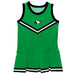 North Dakota Fighting Hawks Vive La Fete Game Day Green Sleeveless Cheerleader Dress