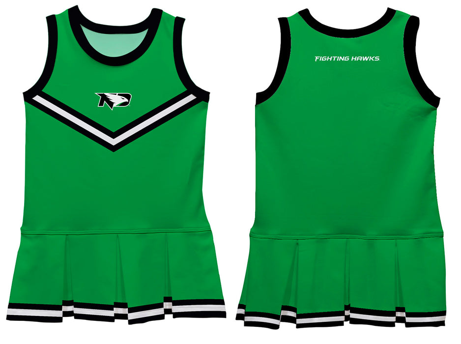 North Dakota Fighting Hawks Vive La Fete Game Day Green Sleeveless Cheerleader Dress - Vive La Fête - Online Apparel Store