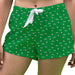 North Dakota Fighting Hawks Vive La Fete Game Day All Over Logo Women Green Lounge Shorts