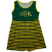North Dakota Bisons Green Sleeveless Tank Dress With Gold Stripes - Vive La Fête - Online Apparel Store