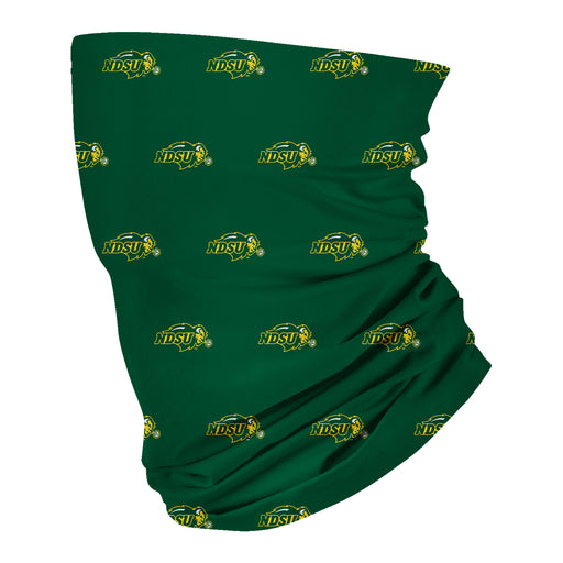 North Dakota Bison Vive La Fete All Over Logo Game Day Collegiate Face Cover Soft 4-Way Stretch Two Ply Neck Gaiter - Vive La Fête - Online Apparel Store
