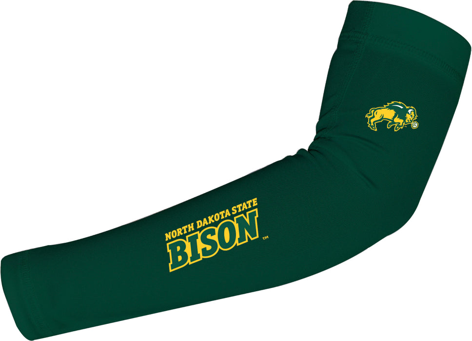 NDSU Bison Vive La Fete Toddler Youth Women Game Day Solid Arm Sleeve Pair Primary Logo and Mascot
