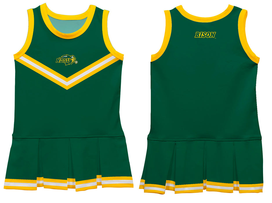 North Dakota Bison Vive La Fete Game Day Green Sleeveless Cheerleader Dress - Vive La Fête - Online Apparel Store