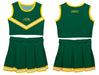 North Dakota Bison Vive La Fete Game Day Green Sleeveless Cheerleader Set - Vive La Fête - Online Apparel Store